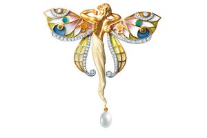 Брошь-кулон "Фея", Masriera, коллекция Art Nouveau
