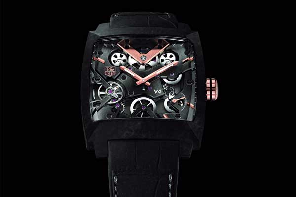 TAG Heuer, часы Monaco V4 Carbon